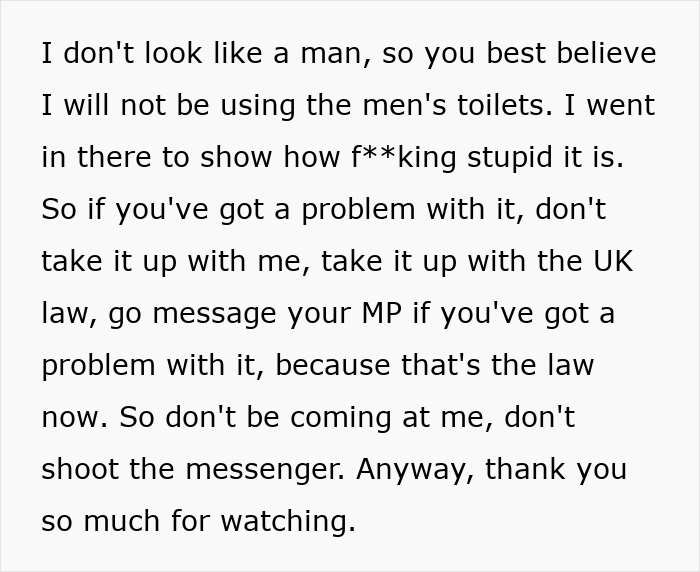Trans Woman Stirs The Pot By Going Into The Men’s Bathroom And People Have A Lot To Say