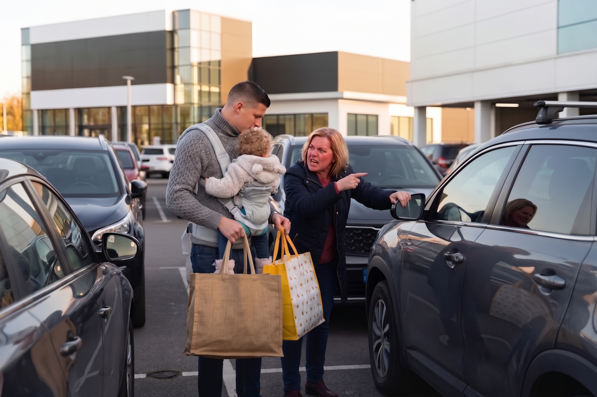 Entitled Mom Screeches After Seeing The Parking Spot Taken, Escalates Things Way Too Far Entitled Mom Screeches After Seeing The Parking Spot Taken, Escalates Things Way Too Far