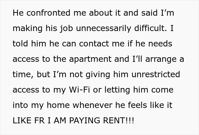 Creepy Landlord Allows Himself Way Too Much And Calls His Tenant Dramatic For Feeling Uncomfortable Creepy Landlord Allows Himself Way Too Much And Calls His Tenant Dramatic For Feeling Uncomfortable