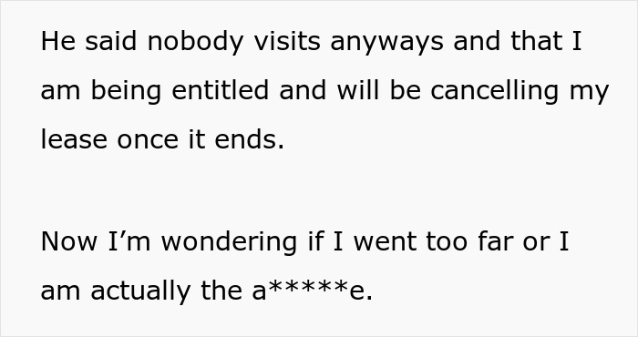 Creepy Landlord Allows Himself Way Too Much And Calls His Tenant Dramatic For Feeling Uncomfortable Creepy Landlord Allows Himself Way Too Much And Calls His Tenant Dramatic For Feeling Uncomfortable