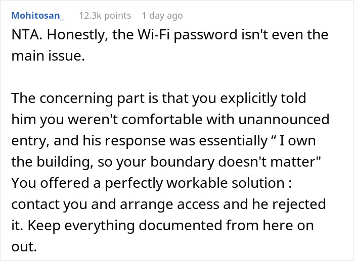 Creepy Landlord Allows Himself Way Too Much And Calls His Tenant Dramatic For Feeling Uncomfortable Creepy Landlord Allows Himself Way Too Much And Calls His Tenant Dramatic For Feeling Uncomfortable