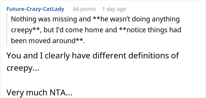 Creepy Landlord Allows Himself Way Too Much And Calls His Tenant Dramatic For Feeling Uncomfortable Creepy Landlord Allows Himself Way Too Much And Calls His Tenant Dramatic For Feeling Uncomfortable