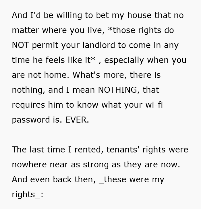 Creepy Landlord Allows Himself Way Too Much And Calls His Tenant Dramatic For Feeling Uncomfortable Creepy Landlord Allows Himself Way Too Much And Calls His Tenant Dramatic For Feeling Uncomfortable