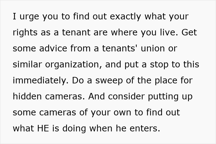 Creepy Landlord Allows Himself Way Too Much And Calls His Tenant Dramatic For Feeling Uncomfortable Creepy Landlord Allows Himself Way Too Much And Calls His Tenant Dramatic For Feeling Uncomfortable