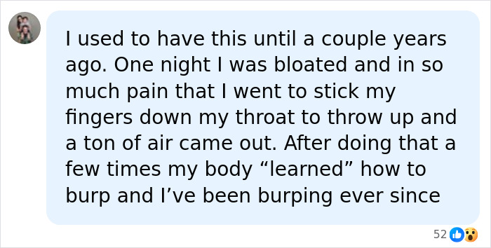 Woman With Painful Bloating Finds An Unexpected Solution After Years Of Being Unable To Burp Woman With Painful Bloating Finds An Unexpected Solution After Years Of Being Unable To Burp