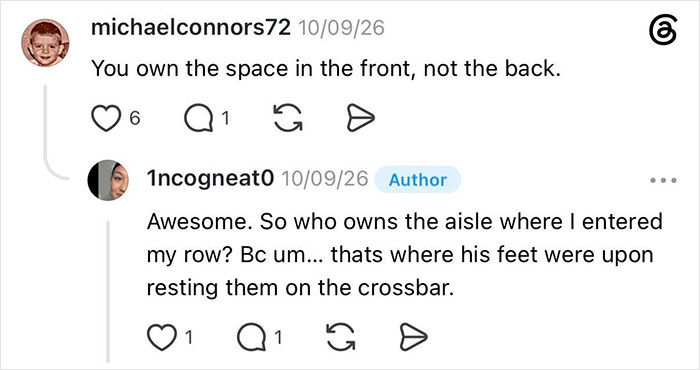Woman Gets Kicked Under Her Seat By Entitled Man, He Claims The Space Under Her Seat Is His Woman Gets Kicked Under Her Seat By Entitled Man, He Claims The Space Under Her Seat Is His