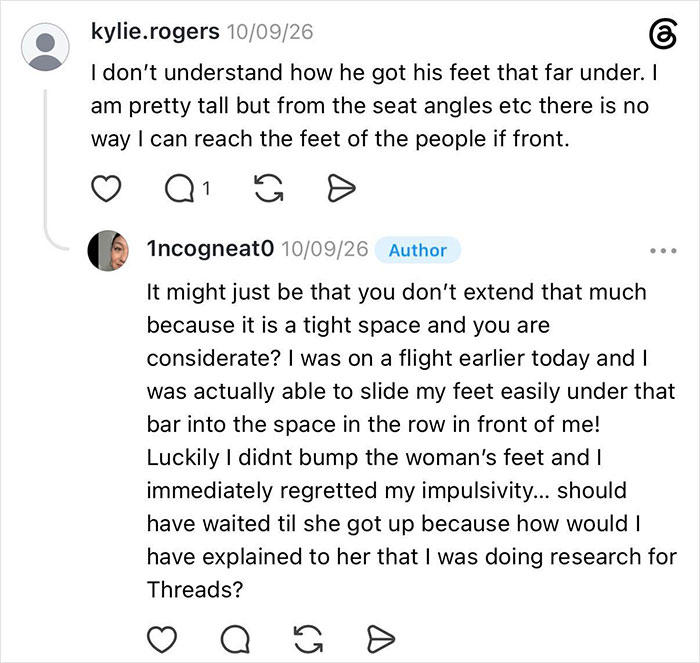 Woman Gets Kicked Under Her Seat By Entitled Man, He Claims The Space Under Her Seat Is His Woman Gets Kicked Under Her Seat By Entitled Man, He Claims The Space Under Her Seat Is His