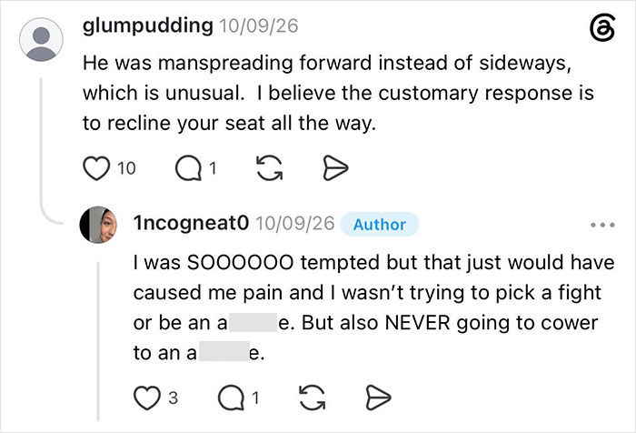 Woman Gets Kicked Under Her Seat By Entitled Man, He Claims The Space Under Her Seat Is His Woman Gets Kicked Under Her Seat By Entitled Man, He Claims The Space Under Her Seat Is His