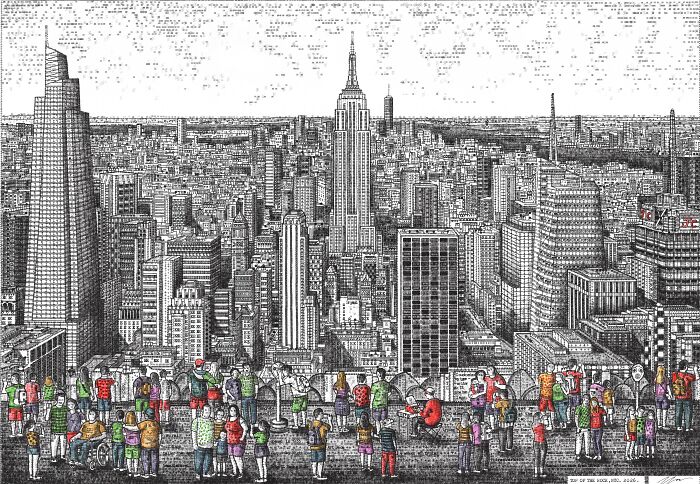 Typewriter Art Where Thousands Of Keystrokes Become Landmarks And Portraits By James Cook (25 Pics) Typewriter Art Where Thousands Of Keystrokes Become Landmarks And Portraits By James Cook (25 Pics)