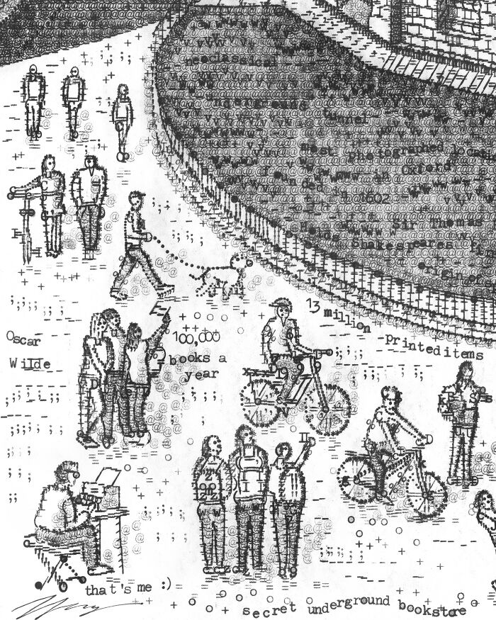 Typewriter Art Where Thousands Of Keystrokes Become Landmarks And Portraits By James Cook (25 Pics) Typewriter Art Where Thousands Of Keystrokes Become Landmarks And Portraits By James Cook (25 Pics)