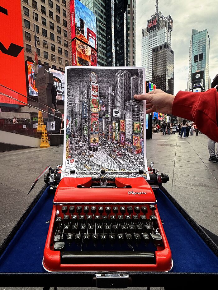 Typewriter Art Where Thousands Of Keystrokes Become Landmarks And Portraits By James Cook (25 Pics) Typewriter Art Where Thousands Of Keystrokes Become Landmarks And Portraits By James Cook (25 Pics)