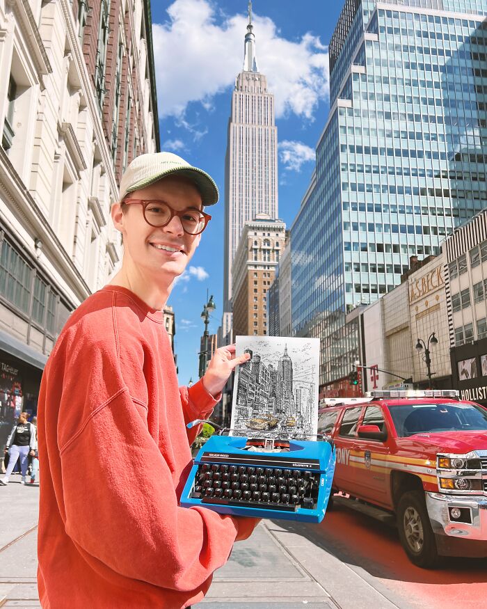 Typewriter Art Where Thousands Of Keystrokes Become Landmarks And Portraits By James Cook (25 Pics) Typewriter Art Where Thousands Of Keystrokes Become Landmarks And Portraits By James Cook (25 Pics)