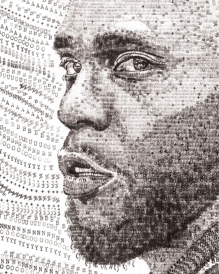 Typewriter Art Where Thousands Of Keystrokes Become Landmarks And Portraits By James Cook (25 Pics) Typewriter Art Where Thousands Of Keystrokes Become Landmarks And Portraits By James Cook (25 Pics)