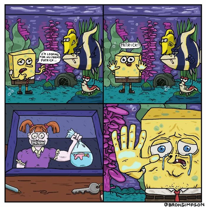 23 Darkly Funny Comics That Put Your Favorite Pop-Culture Characters In Unexpected Situations 23 Darkly Funny Comics That Put Your Favorite Pop-Culture Characters In Unexpected Situations