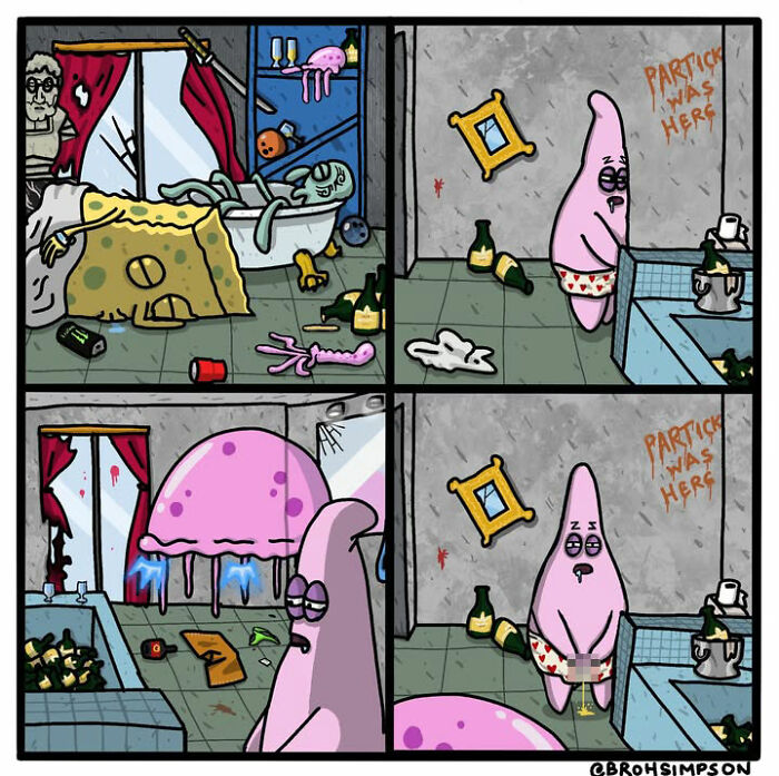 23 Darkly Funny Comics That Put Your Favorite Pop-Culture Characters In Unexpected Situations 23 Darkly Funny Comics That Put Your Favorite Pop-Culture Characters In Unexpected Situations