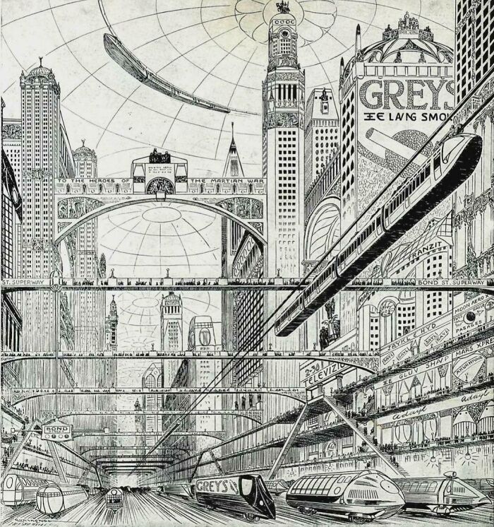 70 Retrofuturistic Images That Show How People In The Past Imagined The Future (New Pics)