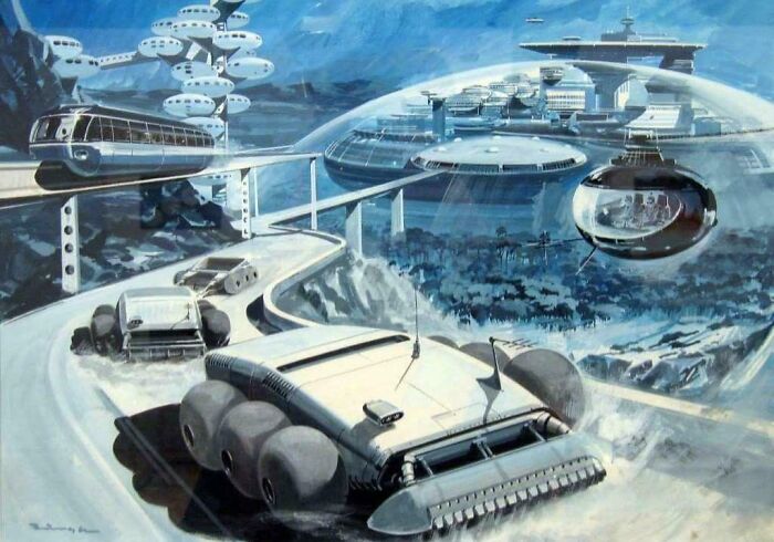 70 Retrofuturistic Images That Show How People In The Past Imagined The Future (New Pics)