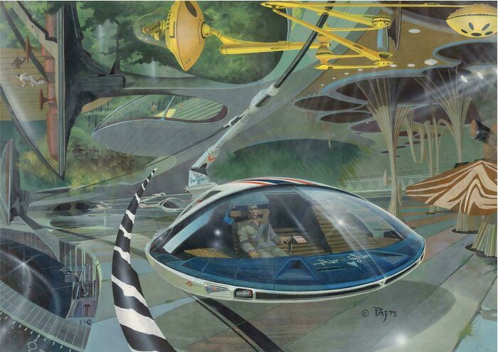70 Retrofuturistic Images That Show How People In The Past Imagined The Future (New Pics)