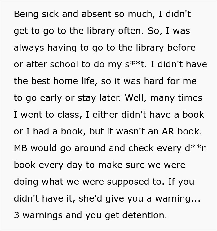 Student Finds A Perfect Way To Drive Her Teacher Crazy After Making Her Life Miserable