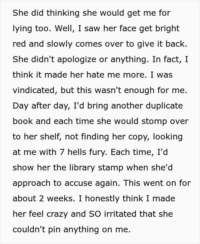 Student Finds A Perfect Way To Drive Her Teacher Crazy After Making Her Life Miserable