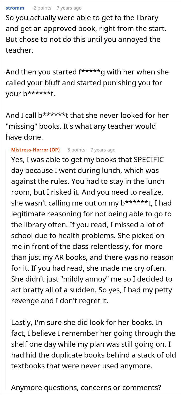 Student Finds A Perfect Way To Drive Her Teacher Crazy After Making Her Life Miserable