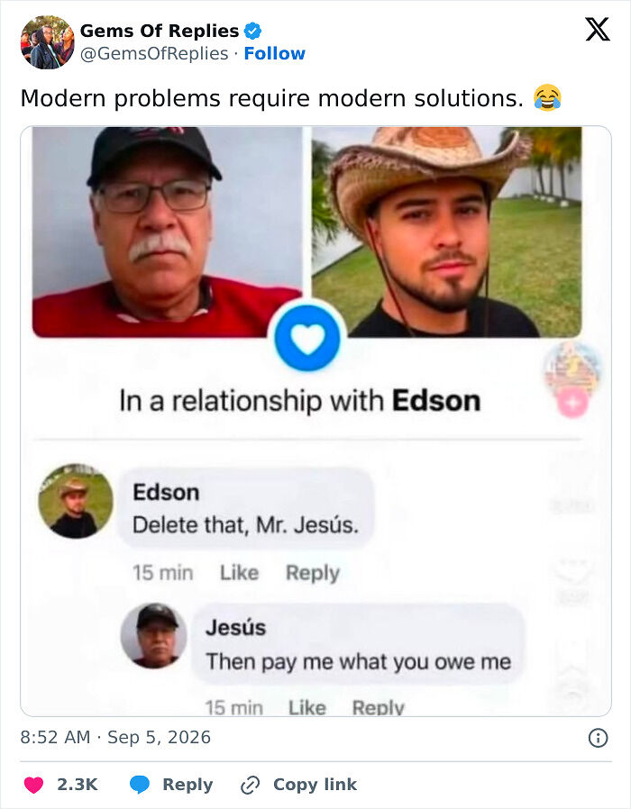 48 Unbelievably Perfect Replies Spotted In The Comments That Completed The Original Post (New Pics)