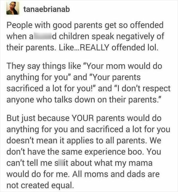 84 Posts That Might Infuriate And Sadden Anyone Who Cut Contact With Their Horrible Parents 84 Posts That Might Infuriate And Sadden Anyone Who Cut Contact With Their Horrible Parents