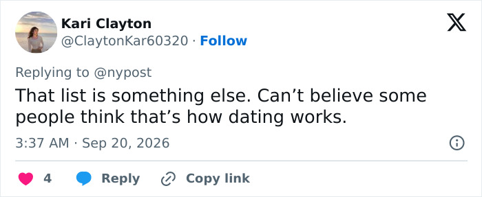 29-Year-Old Tech Exec Shares Her Dating &lsquo;Non-Negotiables,&rsquo; Internet Has A Field Day