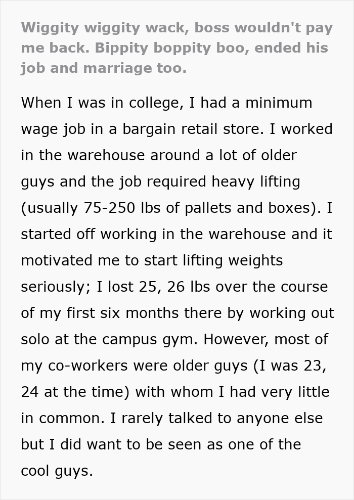 Boss Starts Behaving Like A Major Creep Towards Employee, Everything Takes An Even Darker Turn Boss Starts Behaving Like A Major Creep Towards Employee, Everything Takes An Even Darker Turn