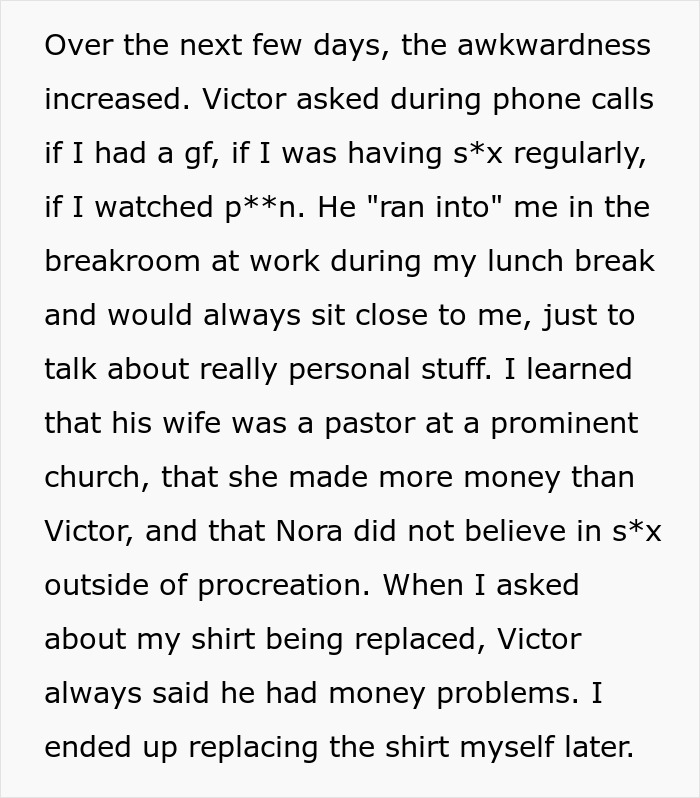 Boss Starts Behaving Like A Major Creep Towards Employee, Everything Takes An Even Darker Turn Boss Starts Behaving Like A Major Creep Towards Employee, Everything Takes An Even Darker Turn