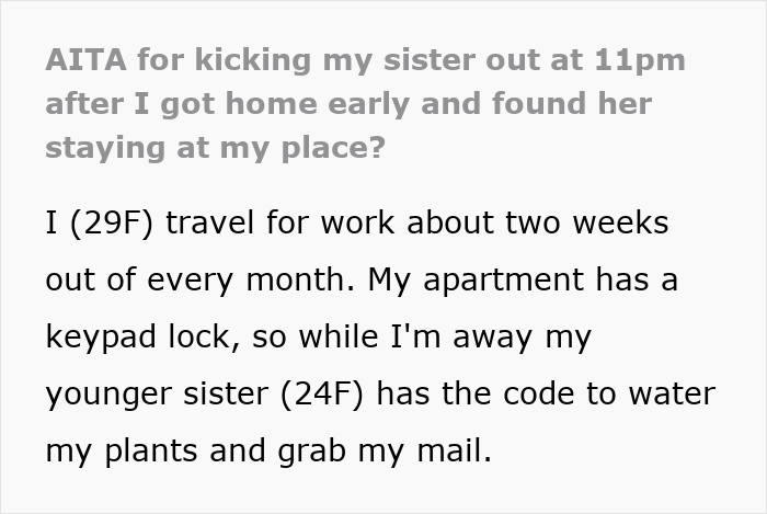 Woman Kicks Sister Out Of Her Home After Finding Out She Was Doing Much More Than Just Watering Her Flowers
