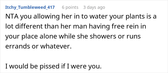 Woman Kicks Sister Out Of Her Home After Finding Out She Was Doing Much More Than Just Watering Her Flowers