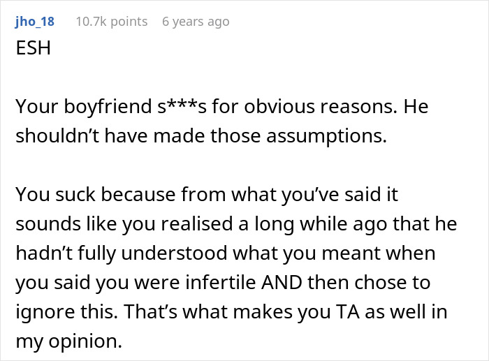 Woman Tells Boyfriend She’s Infertile, Finds Out He Has Been Hoping For A Miracle Baby