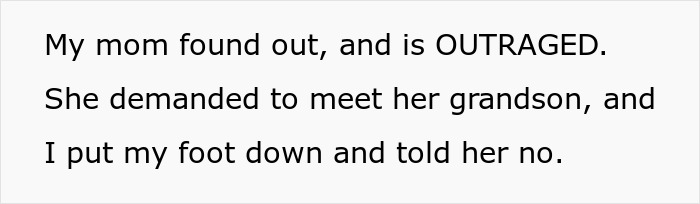 Woman&rsquo;s Out-Of-Line Comments About Son&rsquo;s Fianc&eacute;e Cost Her Access To Ever Meet Grandson