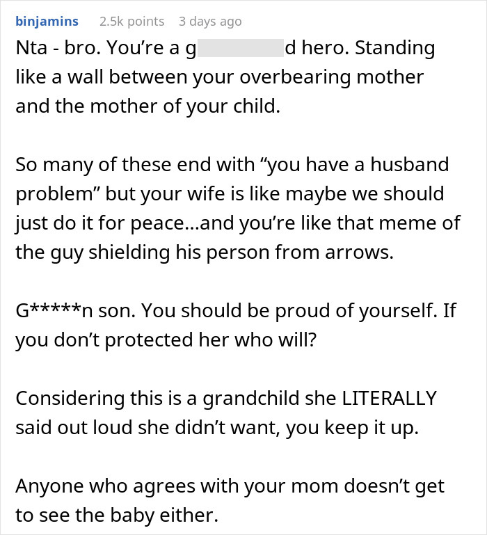 Woman&rsquo;s Out-Of-Line Comments About Son&rsquo;s Fianc&eacute;e Cost Her Access To Ever Meet Grandson