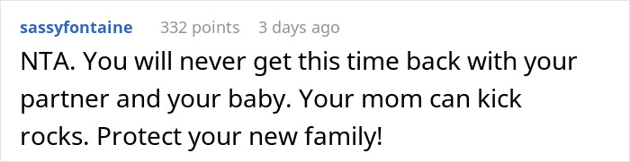 Woman&rsquo;s Out-Of-Line Comments About Son&rsquo;s Fianc&eacute;e Cost Her Access To Ever Meet Grandson