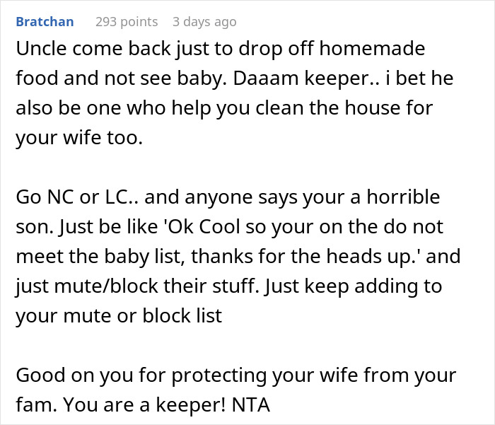 Woman&rsquo;s Out-Of-Line Comments About Son&rsquo;s Fianc&eacute;e Cost Her Access To Ever Meet Grandson