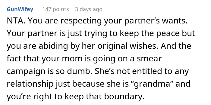 Woman&rsquo;s Out-Of-Line Comments About Son&rsquo;s Fianc&eacute;e Cost Her Access To Ever Meet Grandson