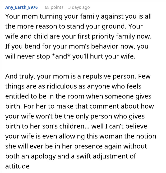 Woman&rsquo;s Out-Of-Line Comments About Son&rsquo;s Fianc&eacute;e Cost Her Access To Ever Meet Grandson