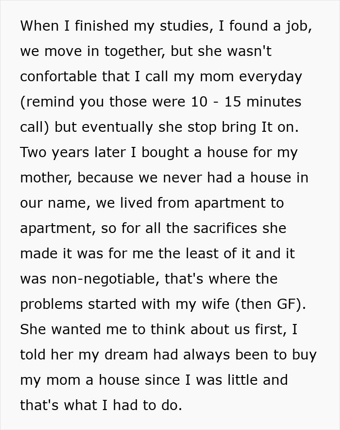 Wife Wants To Come Before Hubby’s Sick Mom, Her Ultimatum Makes Him Question The Entire Marriage Wife Wants To Come Before Hubby’s Sick Mom, Her Ultimatum Makes Him Question The Entire Marriage
