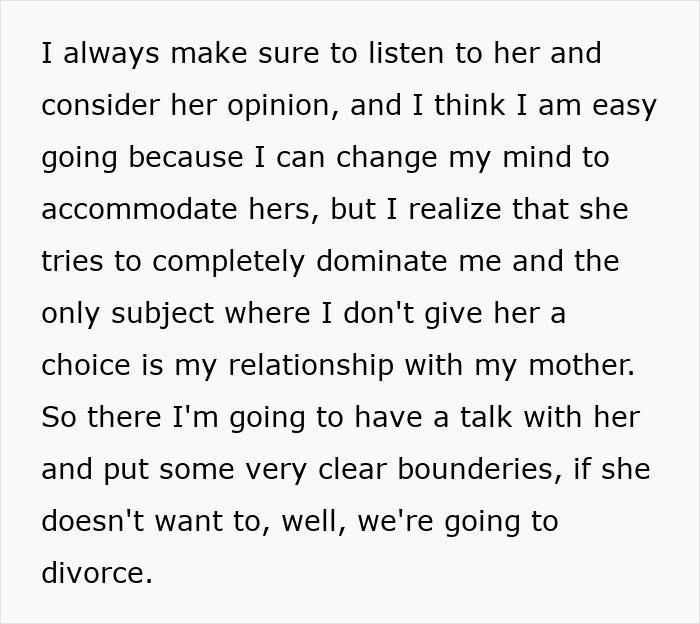 Wife Wants To Come Before Hubby’s Sick Mom, Her Ultimatum Makes Him Question The Entire Marriage Wife Wants To Come Before Hubby’s Sick Mom, Her Ultimatum Makes Him Question The Entire Marriage