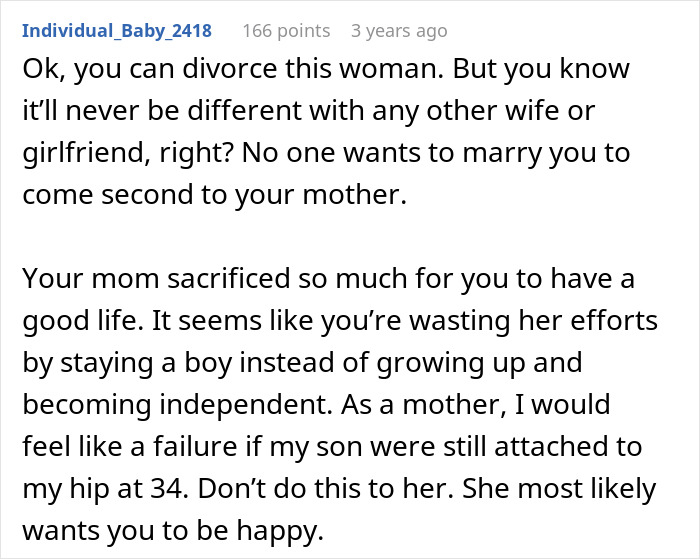 Wife Wants To Come Before Hubby’s Sick Mom, Her Ultimatum Makes Him Question The Entire Marriage Wife Wants To Come Before Hubby’s Sick Mom, Her Ultimatum Makes Him Question The Entire Marriage
