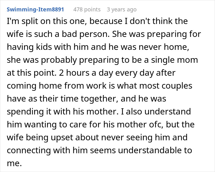 Wife Wants To Come Before Hubby’s Sick Mom, Her Ultimatum Makes Him Question The Entire Marriage Wife Wants To Come Before Hubby’s Sick Mom, Her Ultimatum Makes Him Question The Entire Marriage