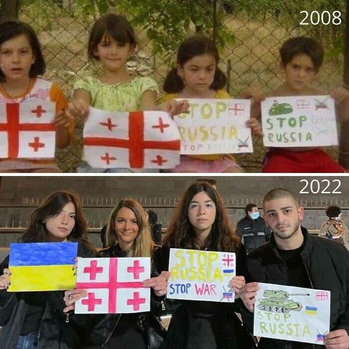 Then Vs. Now: 76 Pictures That Perfectly Show How Time Changes Things (New Pics) Then Vs. Now: 76 Pictures That Perfectly Show How Time Changes Things (New Pics)