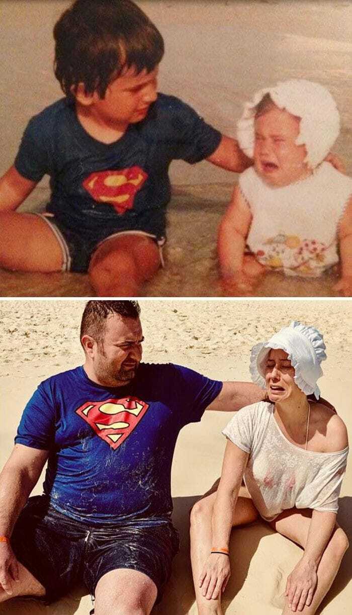 Then Vs. Now: 76 Pictures That Perfectly Show How Time Changes Things (New Pics) Then Vs. Now: 76 Pictures That Perfectly Show How Time Changes Things (New Pics)
