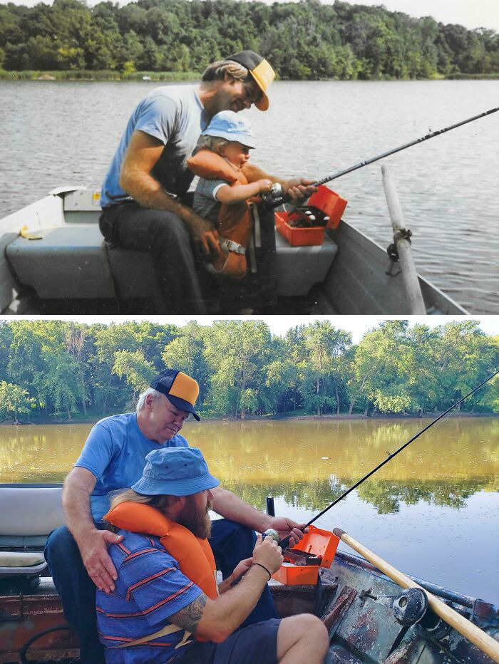 Then Vs. Now: 76 Pictures That Perfectly Show How Time Changes Things (New Pics) Then Vs. Now: 76 Pictures That Perfectly Show How Time Changes Things (New Pics)
