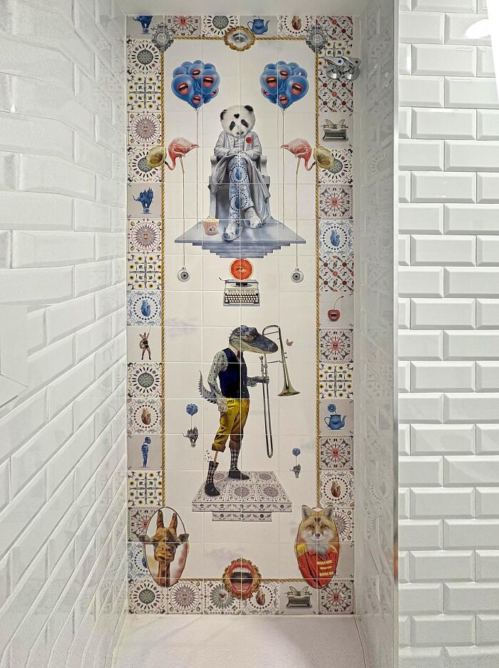 24 Portuguese Tile Designs By Surrealejos That Turn Traditional Art Into Something Unexpected 24 Portuguese Tile Designs By Surrealejos That Turn Traditional Art Into Something Unexpected