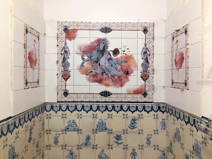 24 Portuguese Tile Designs By Surrealejos That Turn Traditional Art Into Something Unexpected 24 Portuguese Tile Designs By Surrealejos That Turn Traditional Art Into Something Unexpected