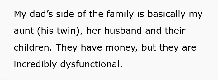 Woman Doesn’t Want To Play “Big Happy Family,” Demands Inheritance Be Divided Woman Doesn’t Want To Play “Big Happy Family,” Demands Inheritance Be Divided
