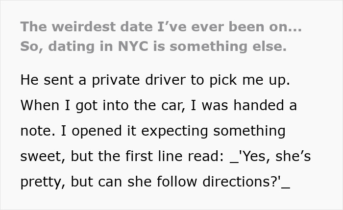 Woman’s First Date Is Like A Multi-Level Video Game With Quests, Her Last Assignment Goes Too Far Woman’s First Date Is Like A Multi-Level Video Game With Quests, Her Last Assignment Goes Too Far